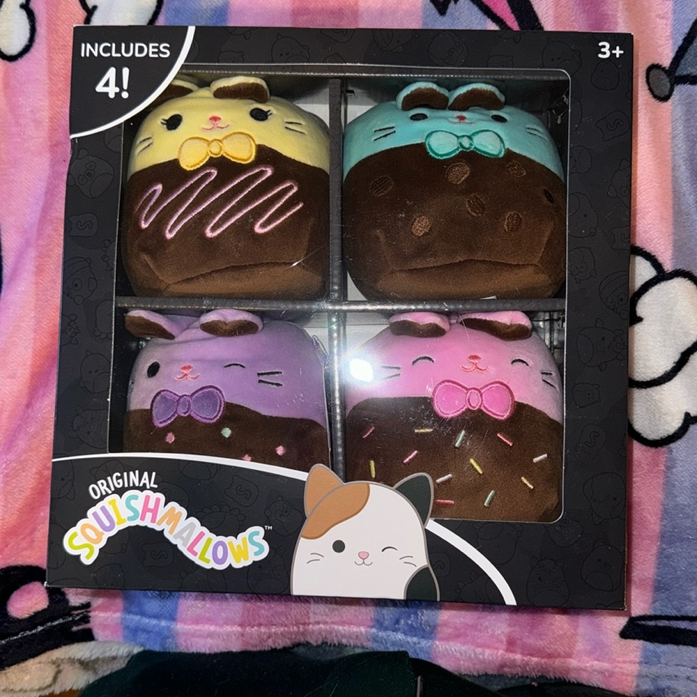 Select series squishmallow limited edition 4 pack of bunnies